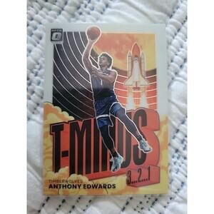 Anthony Edwards 2021-22 Donruss Optic #11 - T-Minus 3.2.1 - Timberwolves